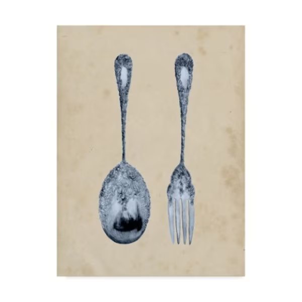 Melissa Wang 'Antique Utensils Iii' Canvas Art, 14x19, Trademark Fine Art, Mfr#: WAG07567-C1419GG